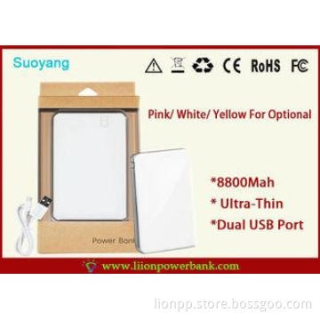 Dual USB External Battery Pack 8800mAh For Apple iPad Mini